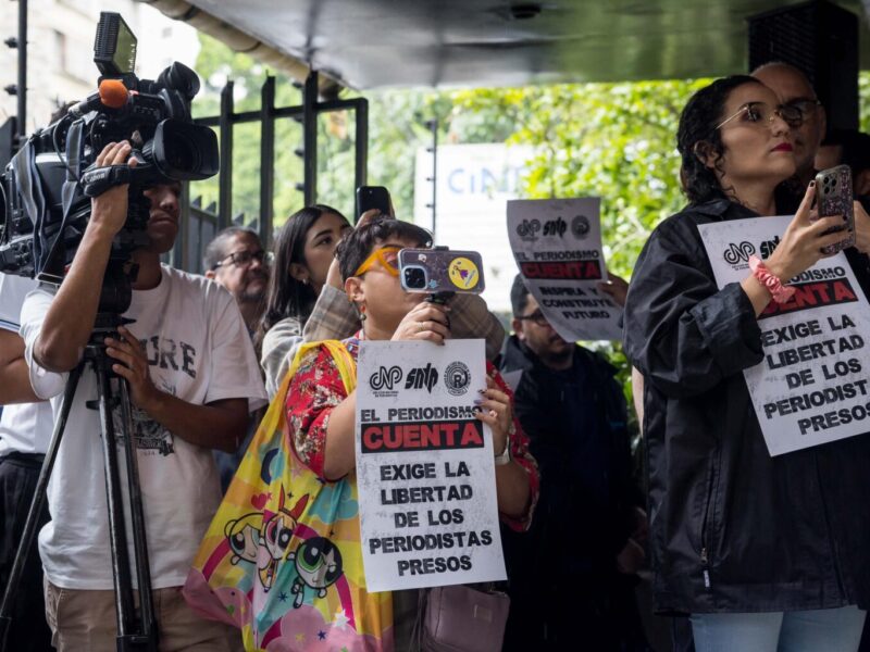 Gremio exige liberación de 20 trabajadores de la prensa presos