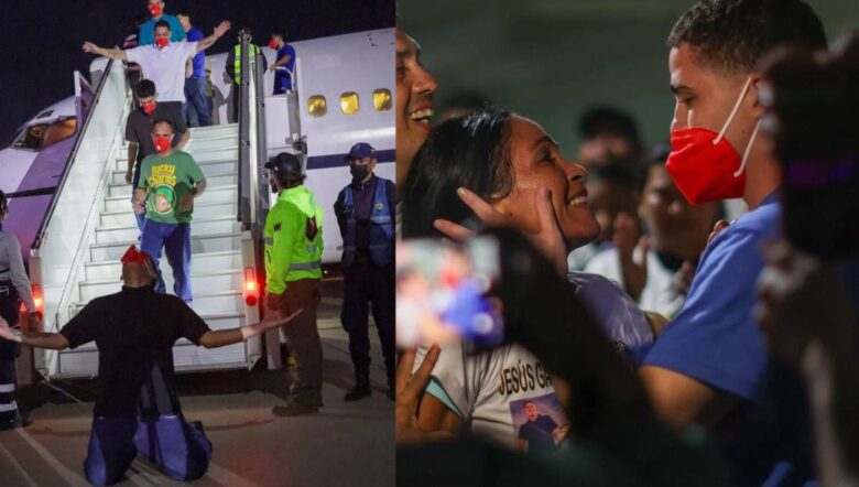 "El fin de una pesadilla": alivio y rabia por liberación de venezolanos desde El Salvador