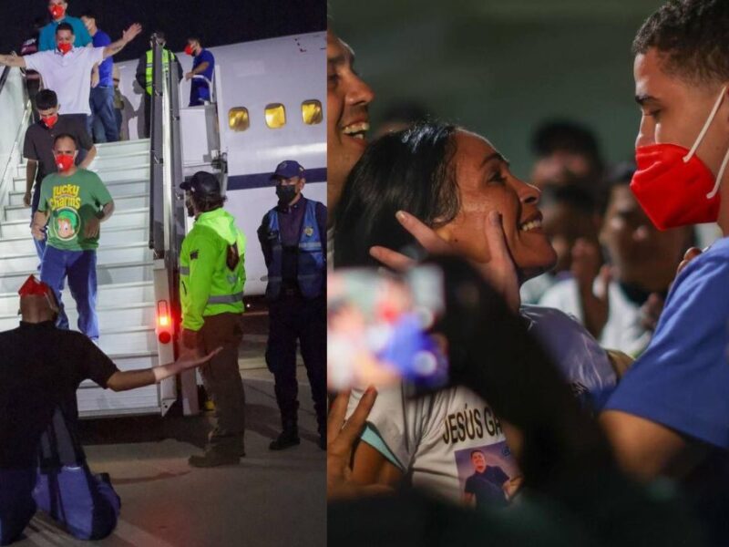 "El fin de una pesadilla": alivio y rabia por liberación de venezolanos desde El Salvador