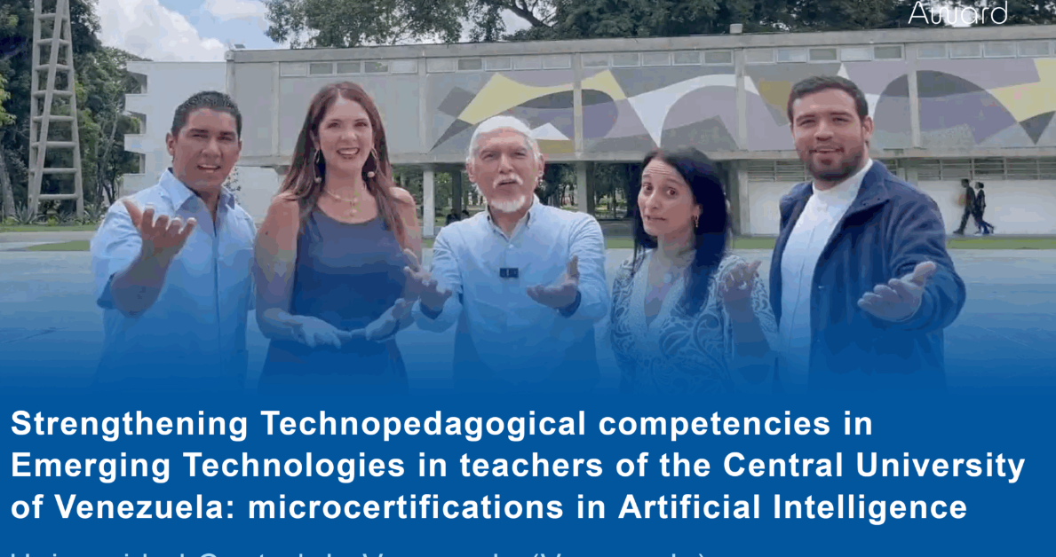 UCV triunfa con premio internacional por innovación en educación con inteligencia artificial