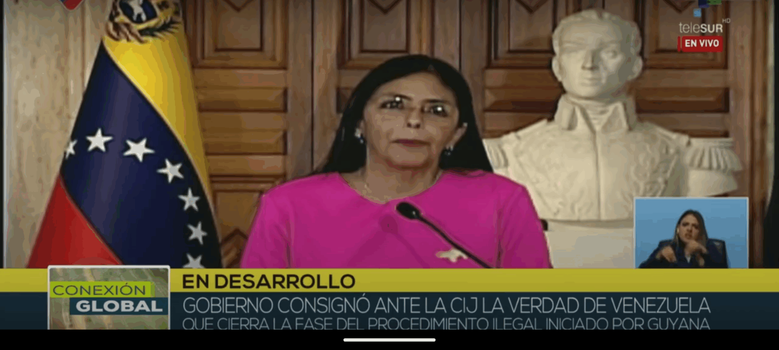 Venezuela presenta alegatos ante la CIJ sobre el Esequibo pero advierte que no acatará ninguna sentencia que la afecte