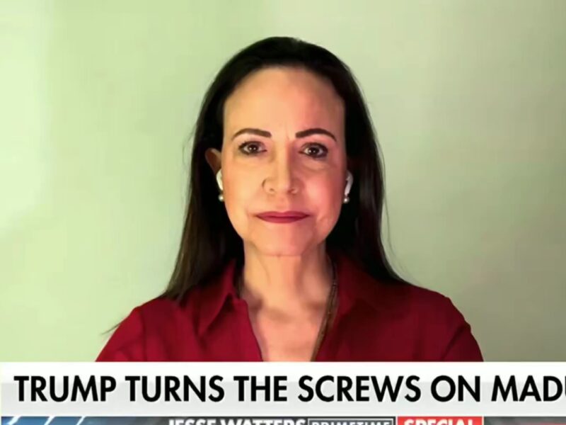 Machado: Necesitamos cambiar esto, y sabemos que contamos con el apoyo del presidente Trump