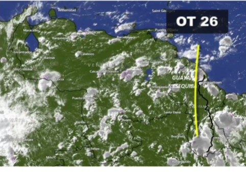 Ingresa a Venezuela la onda tropical número 26 con lluvias en oriente, sur y occidente